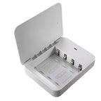 Portable USB Power Bank Charger Battery External Packing Box-Battery (4 x AA)