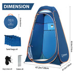 Pop-Up Privacy Tent , Shower, Toilet, Beach Changing