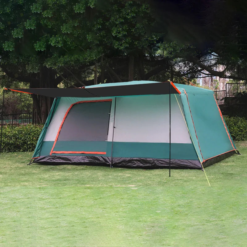 Manufacturer customizes all-inclusive tents, two bedrooms and three halls, outdoor camping double-layer waterproof tents,