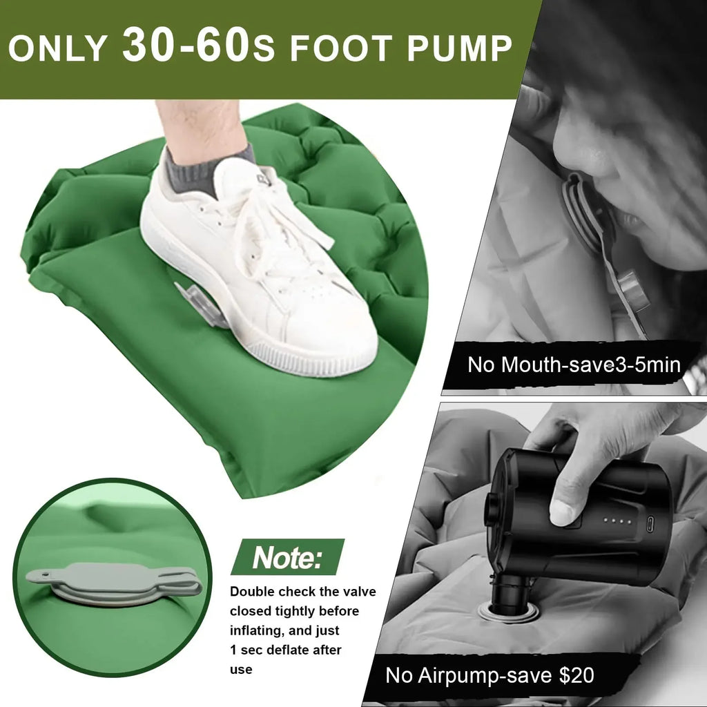Sleeping Pad for Camping - Ultralight Air Mattress