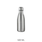 Stainless Steel Water Bottle 1 Liter, Sport Travel Cups,  500 750 1000ml Water Bottles