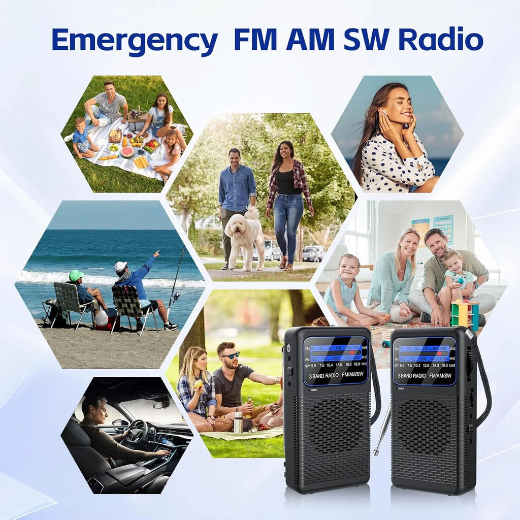 Portable AM FM SW Radio Emergency