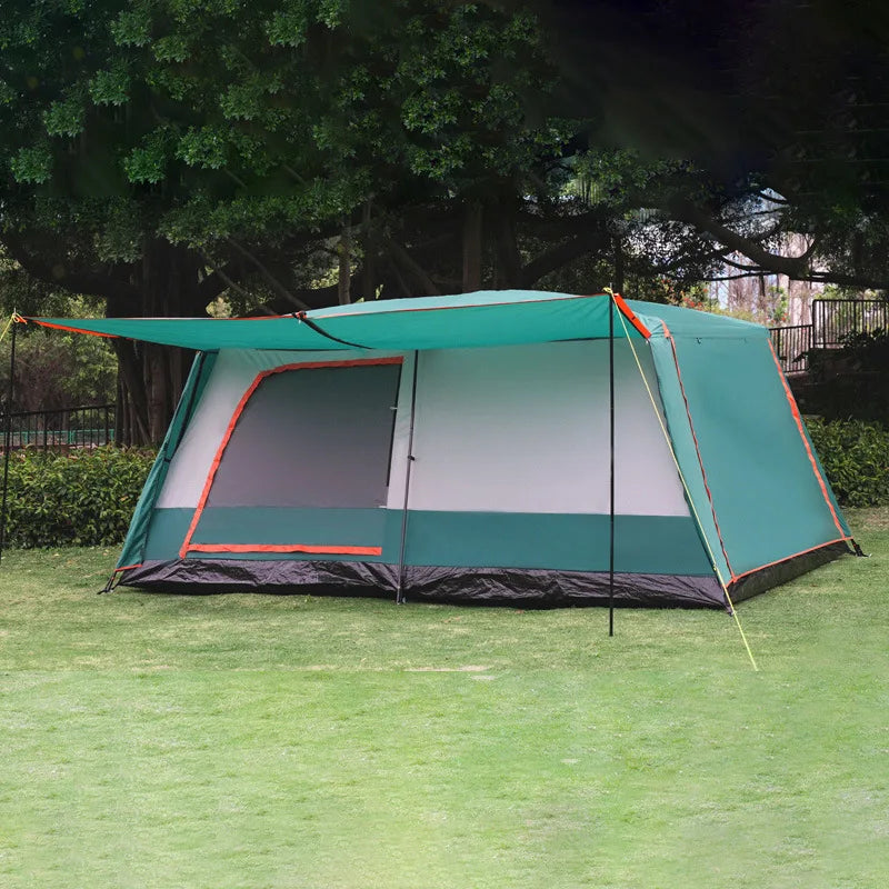 Manufacturer customizes all-inclusive tents, two bedrooms and three halls, outdoor camping double-layer waterproof tents,