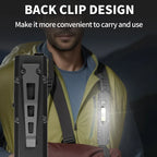 Portable Flashlight, 800 Lumens USB Rechargeable Tactical Flashlight, Waterproof