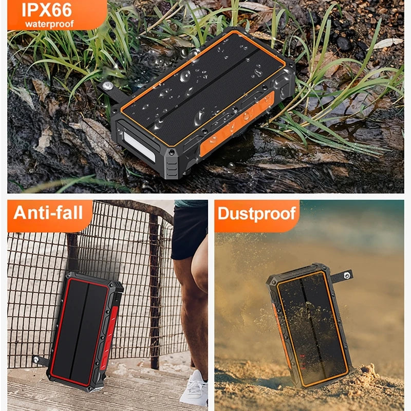 Hand Crank Solar Power Bank/Light