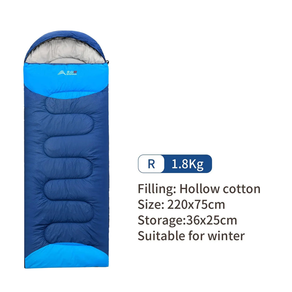 BISINNA Camping Sleeping Bag Ultralight Waterproof Winter Warm Envelope Backpacking