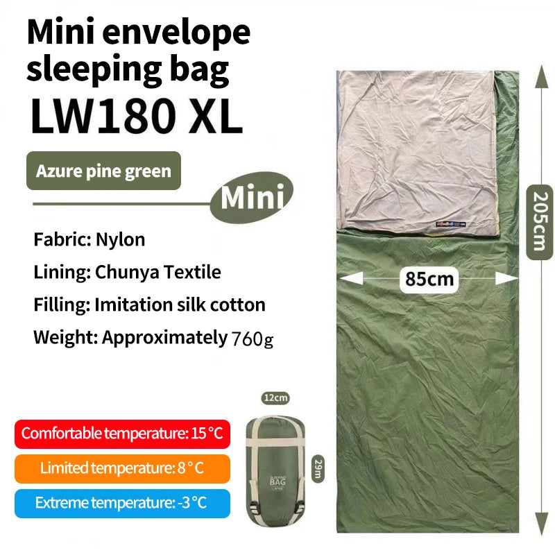 Camping Ultralight Compact Adult Sleeping Bag Waterproof