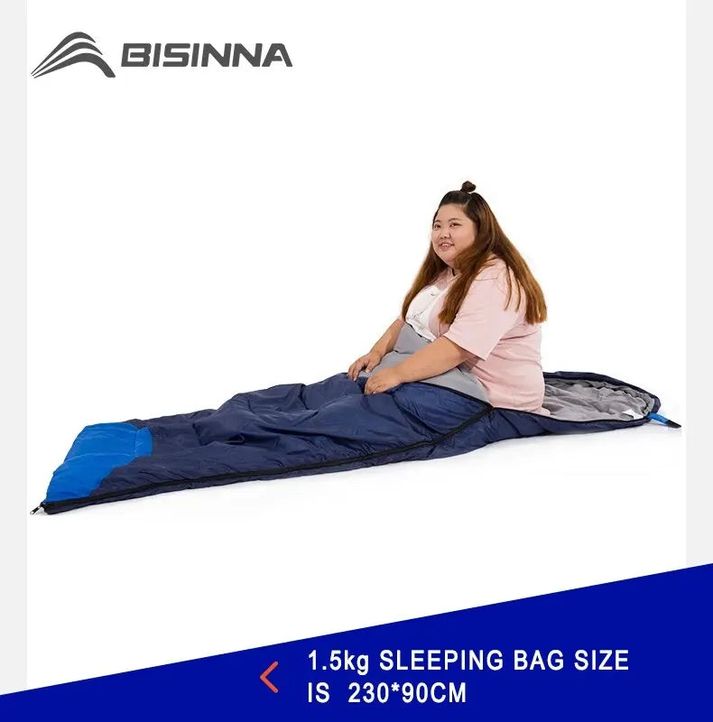 BISINNA Camping Sleeping Bag Ultralight Waterproof Winter Warm Envelope Backpacking