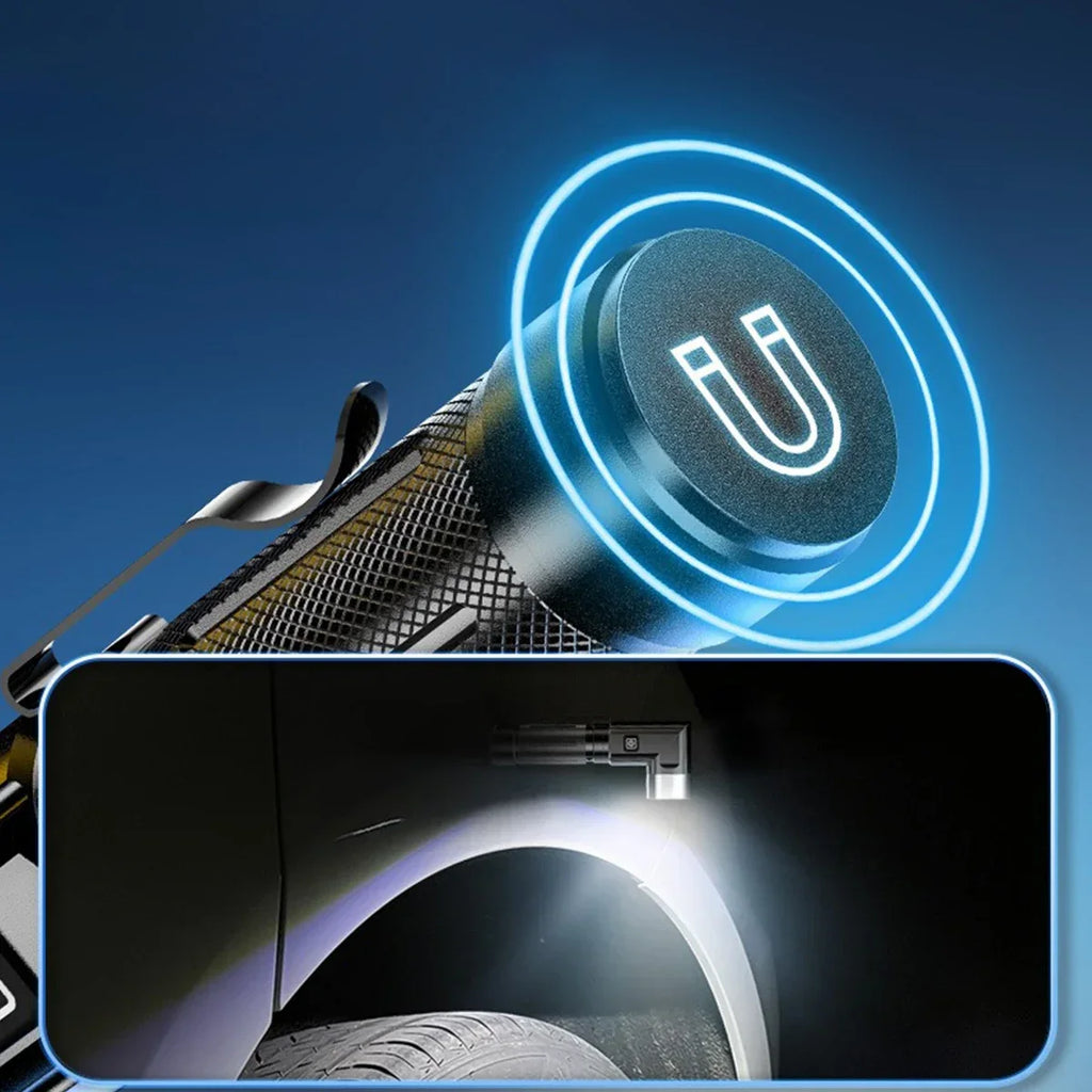 LED Flashlight Rechargeable Magnetic Light Camping Emergency Torch Waterproof