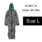Durable Camping Wearable Full Body Walking Sleeping Bag Pouch Aliens