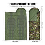 Dirt Proof Sleeping Bag Camouflage Green