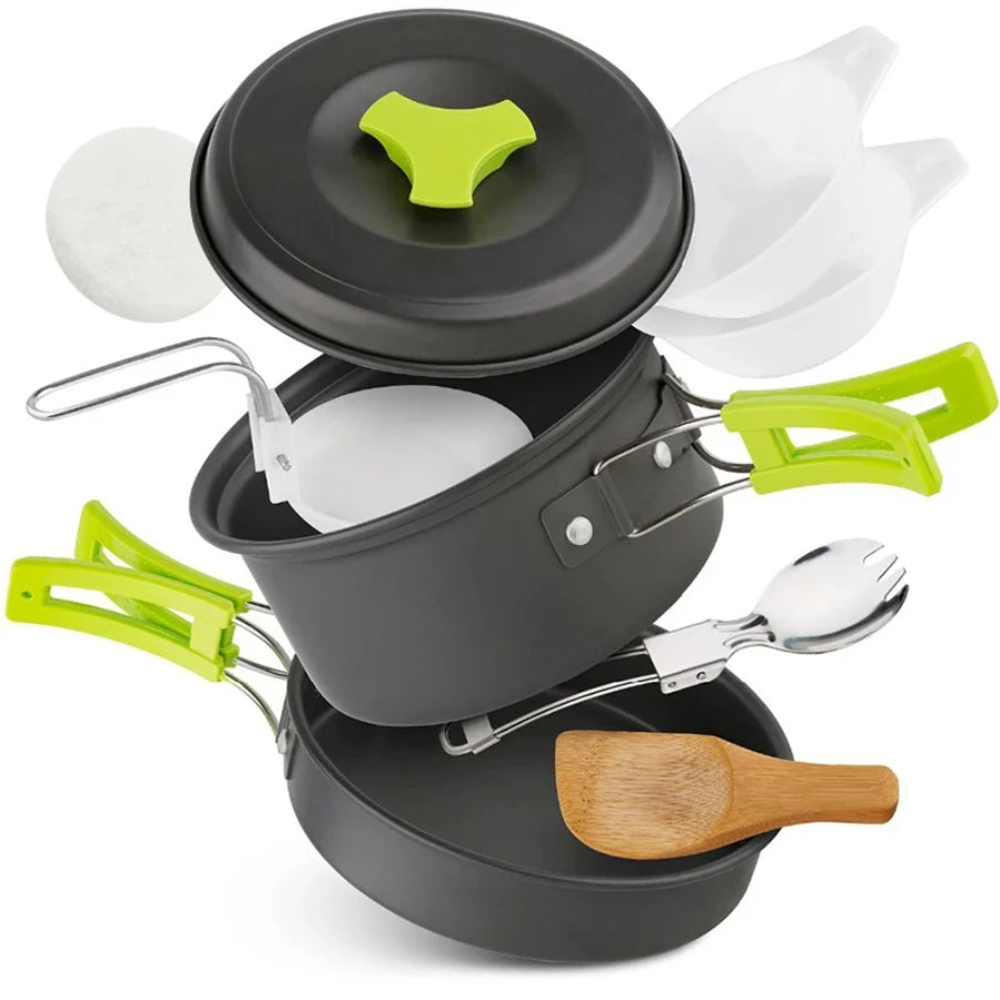 Camping Cookware Set Backpacker's Cooking Set: Durable