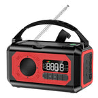 Radio Solar Hand Crank with Flashlight SOS Alarm Power Bank
