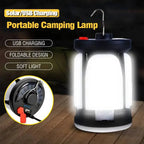Rechargeable LED Camping Lantern With folding LED floodlight Portable