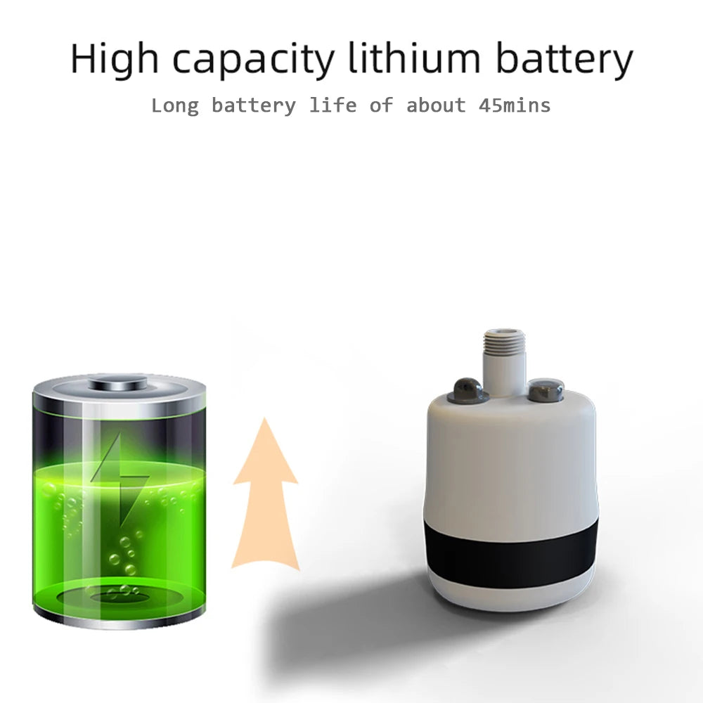 Camping Outdoor Electric Shower Battery Powered
