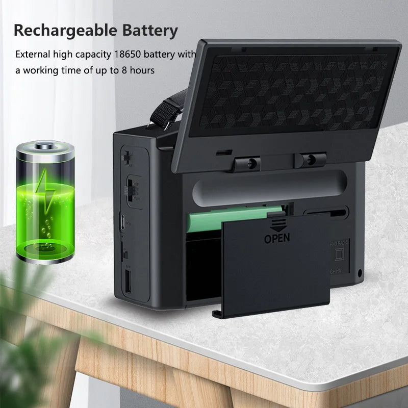 Portable Solar Radio MP3 Player/ Bluetooth Speaker