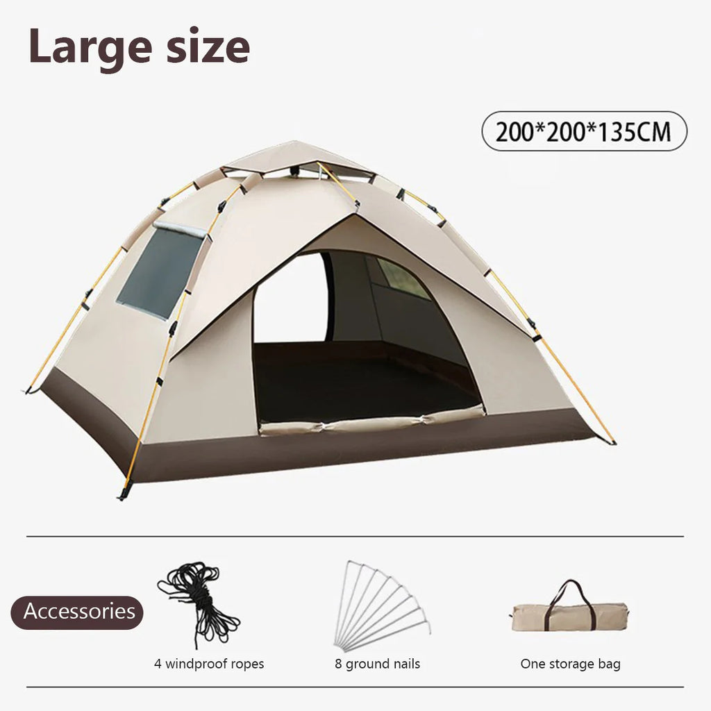 Outdoor Folding Camping Tent Portable Waterproof