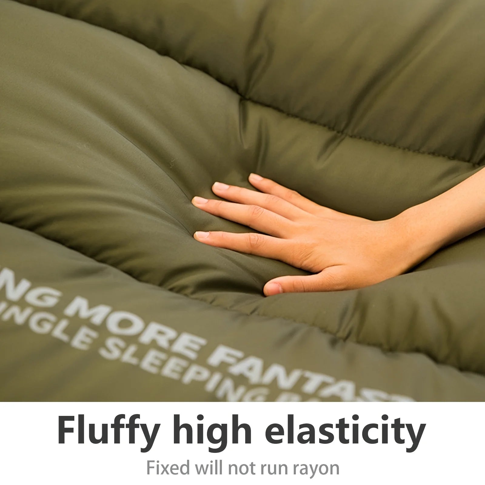 BISSINA 1-piece envelope-style winter sleeping bag