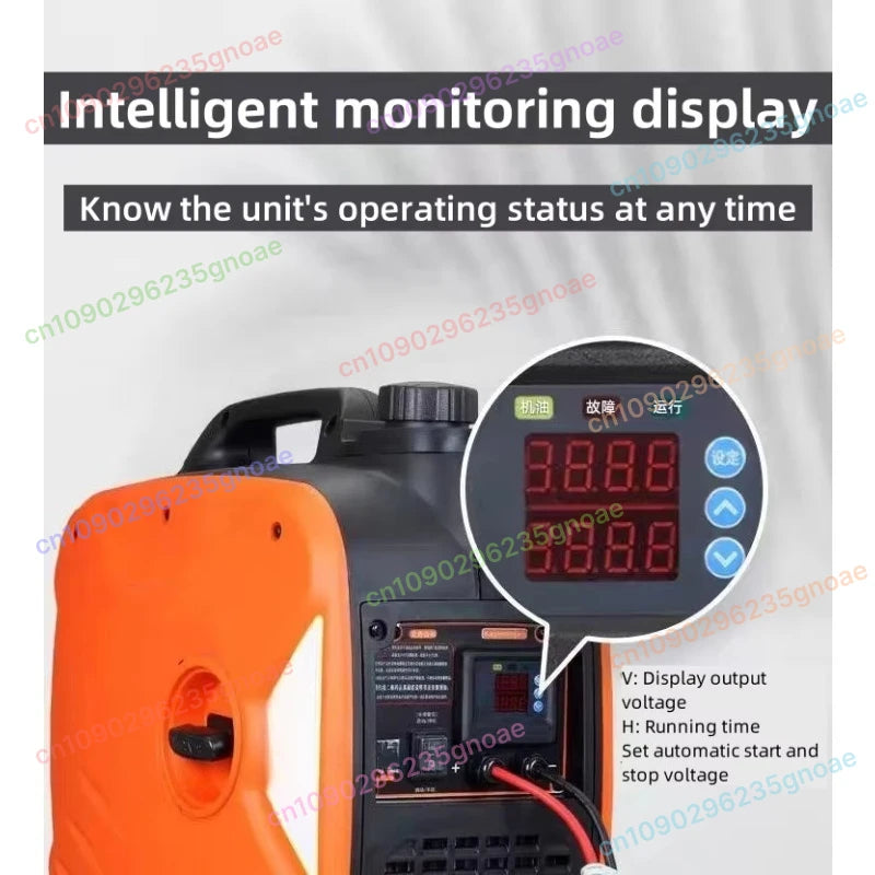3KW Portable Power Generator AC 24V DC Silent Mini Design