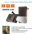 Hand Crank Solar Power Bank/Light