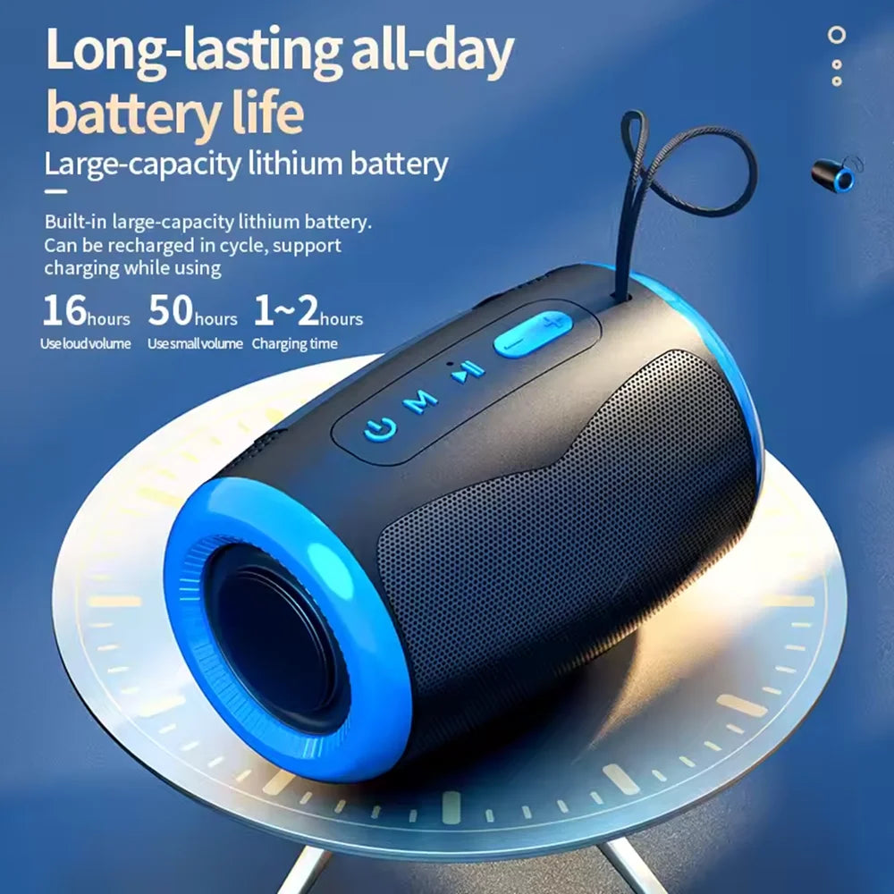 Portable Bluetooth Speaker Outdoor Waterproof Wireless