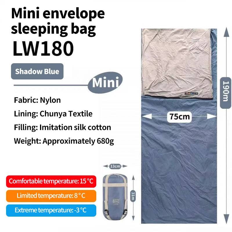 Camping Ultralight Compact Adult Sleeping Bag Waterproof