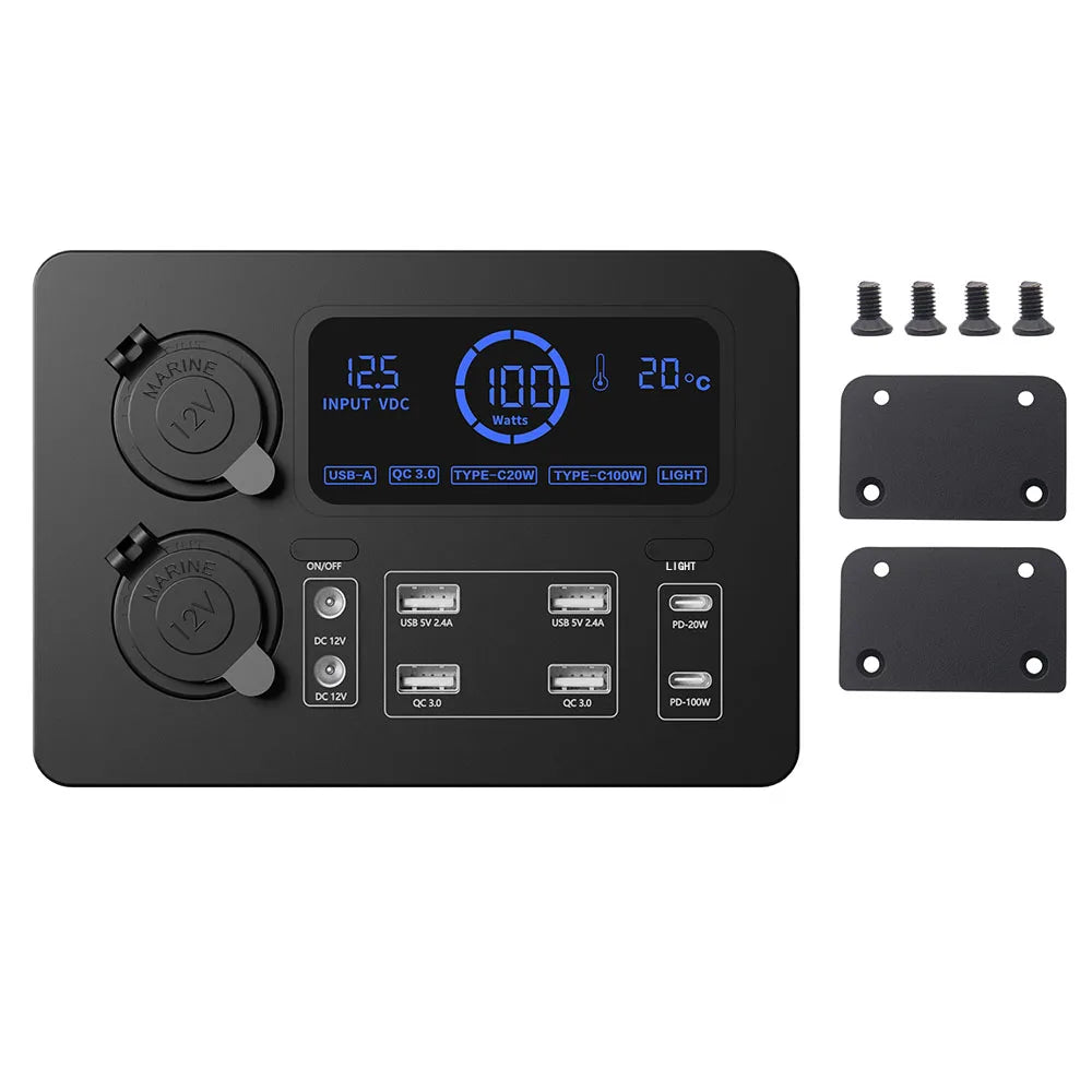 Portable Power Box for RVs, SUVs, Boats