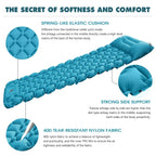 Outdoor Sleeping Pad Camping Inflatable Mattress with Pillows