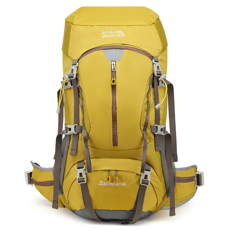 Outdoor Travel Mountaineering Backpack 50L Large Capacity Camping
