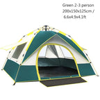 Travel Family Rainproof Windproof 1-4 Person Tent Camping Sunshade