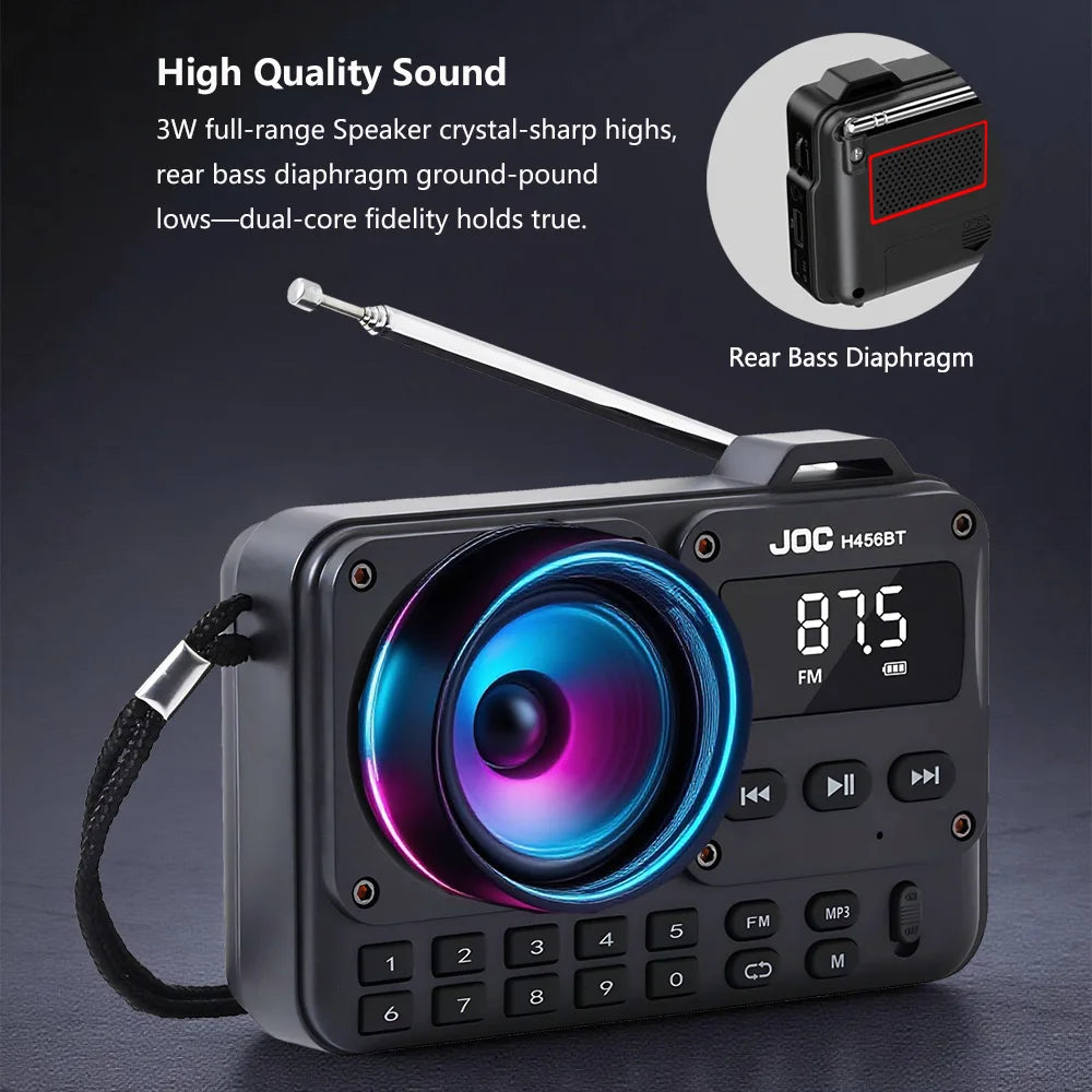 Outdoor Wireless Bluetooth Speakers with FM Radio ,USB TF Card Speaker,MP3 Player
