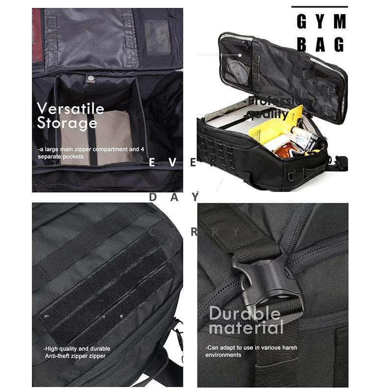 Outdoor Climbing Bag Camping Hiking Large Capacity 45L Double / Single Shoulder