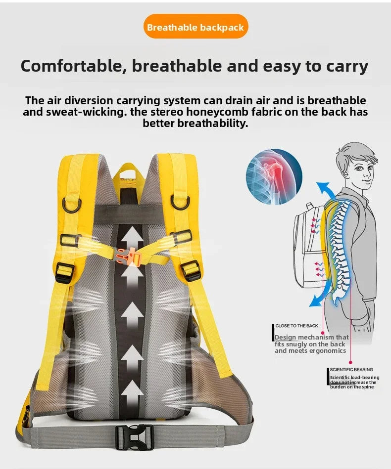 Leisure cycling backpack hiking backpack camping Men's / women's lightweight