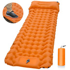 Outdoor Sleeping Pad Camping Inflatable Mattress with Pillows