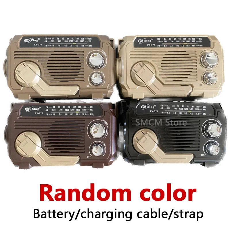 Portable Radio Solar Charging  Receiver/Bluetooth Speaker