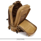 Outdoor hiking backpack, wilderness exploration camping backpack