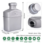 Cooking Set, Titanium Military Canteen, Cookware Bowl Kettle With Camouflage Storage Bag