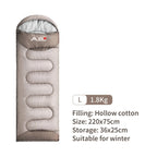 BISINNA Camping Sleeping Bag Ultralight Waterproof Winter Warm Envelope Backpacking