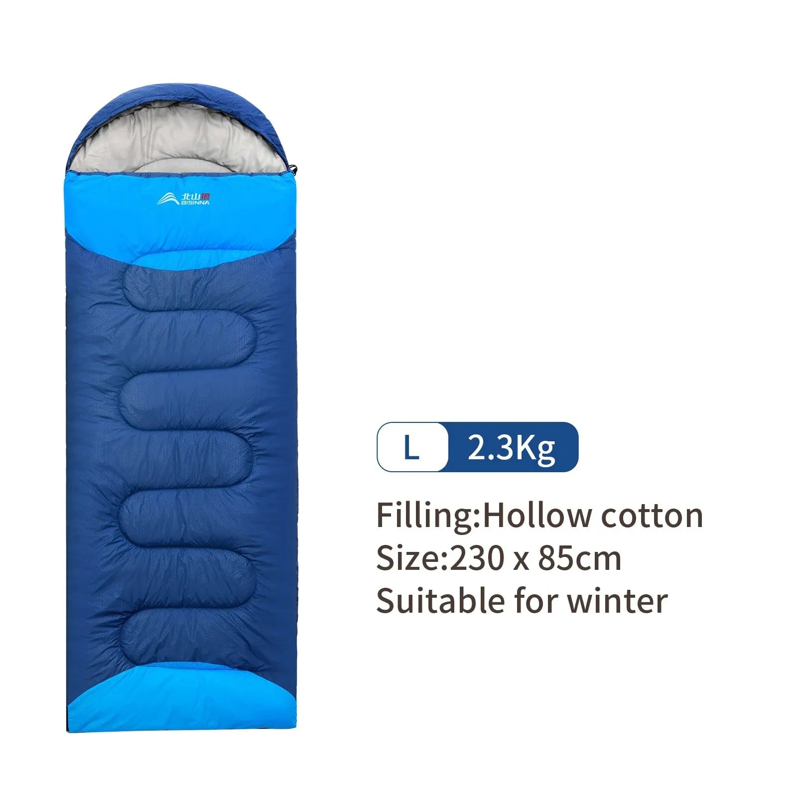 BISINNA Camping Sleeping Bag Ultralight Waterproof Winter Warm Envelope Backpacking