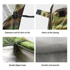 Dirt Proof Sleeping Bag Camouflage Green
