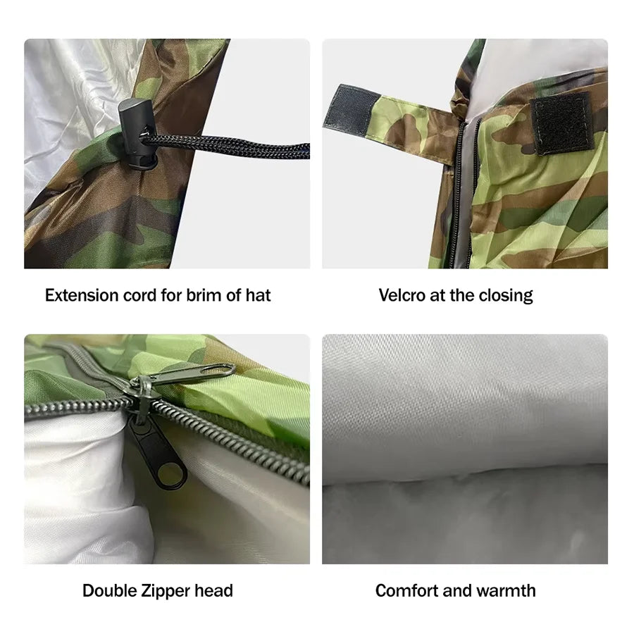 Dirt Proof Sleeping Bag Camouflage Green