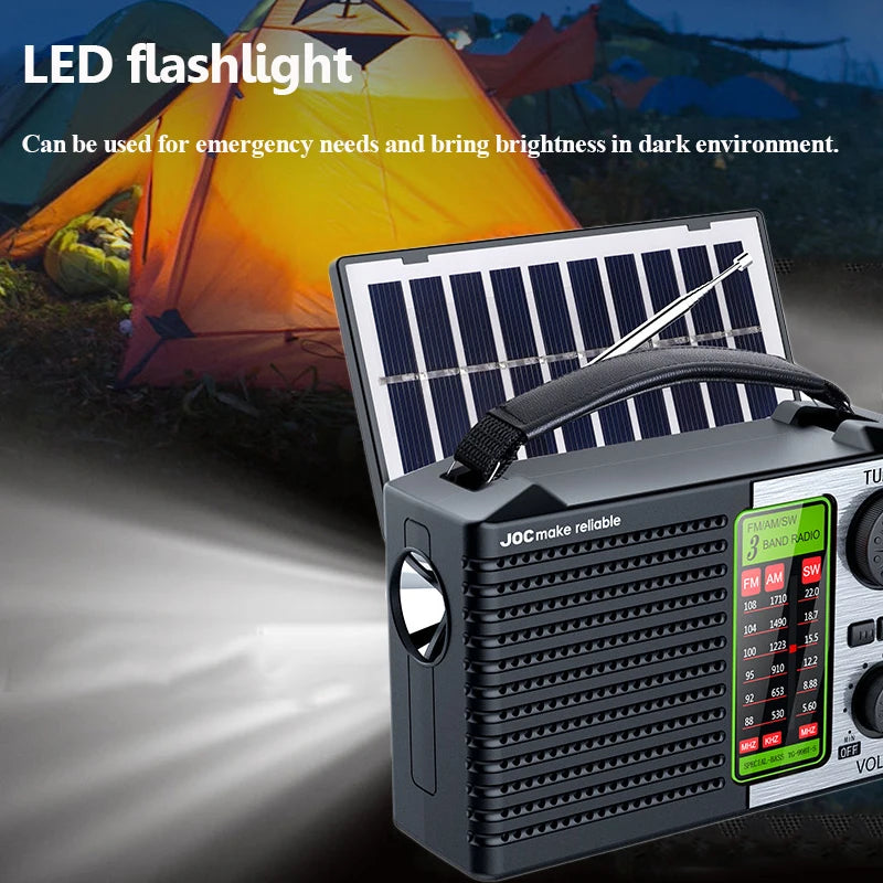 Portable Full Band Solar Radio