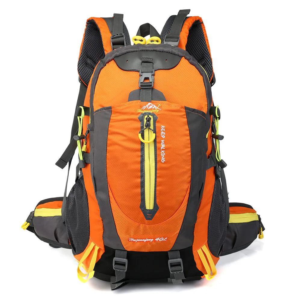 New Camping Backpack 40 Liters Large Capacity Travel Canvas Bag Outdoor