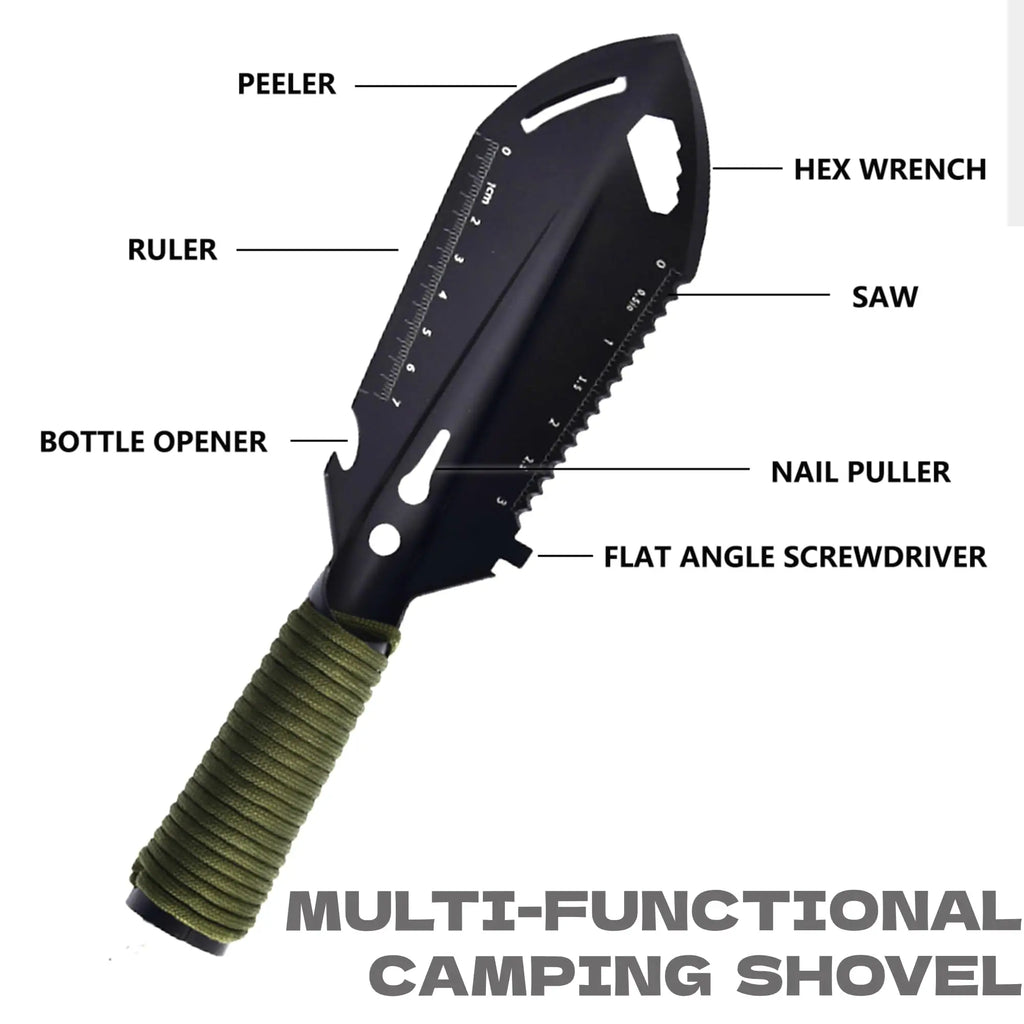Outdoor camping, soldier shovel, multifunctional
