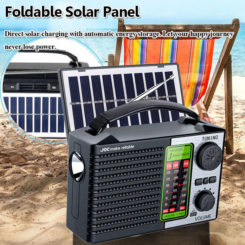 Portable Full Band Solar Radio