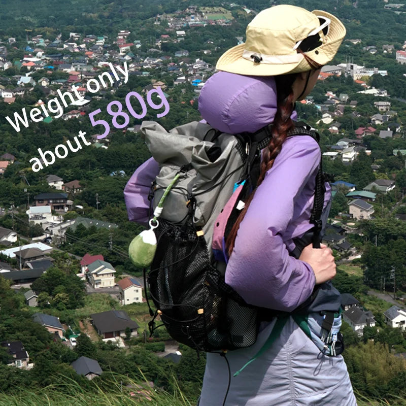 BISINNA Camping Backpack 25+10L Ultralight for Men Women Large Capacity