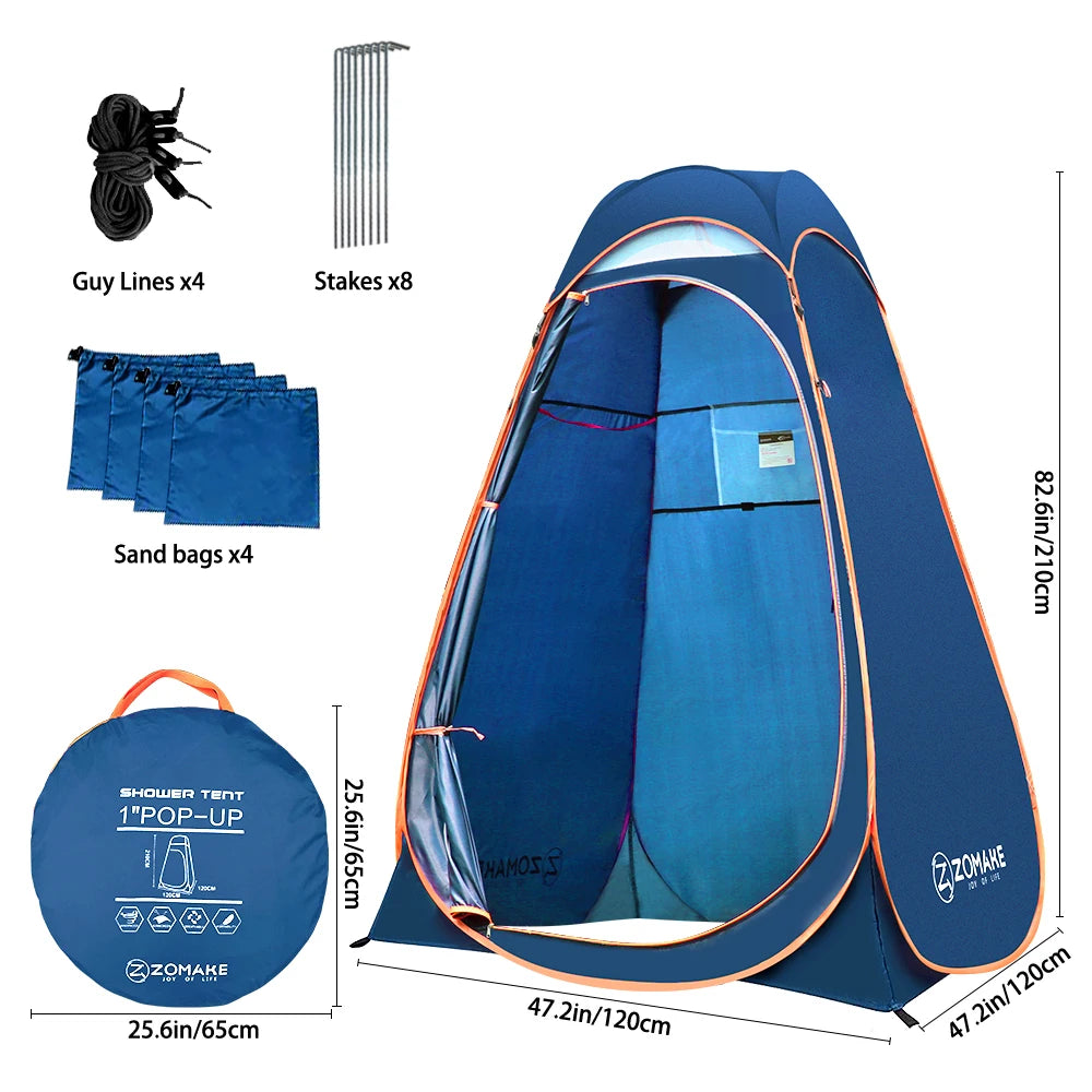 Pop-Up Privacy Tent , Shower, Toilet, Beach Changing