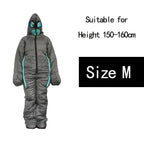 Durable Camping Wearable Full Body Walking Sleeping Bag Pouch Aliens