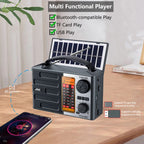 Portable Solar Radio MP3 Player/ Bluetooth Speaker