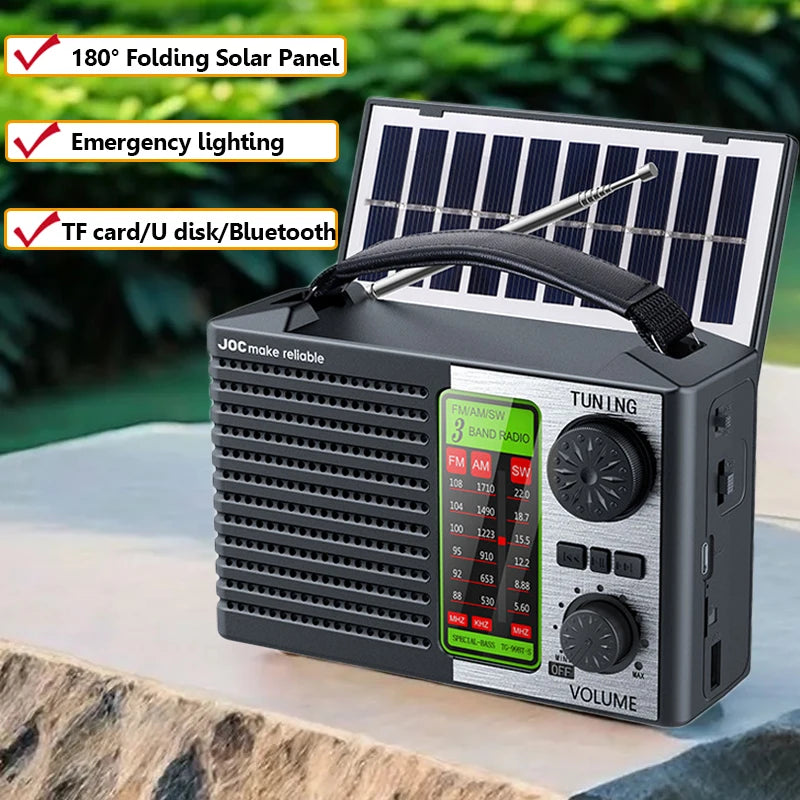 Portable Full Band Solar Radio